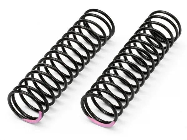 Shock Spring - Pink 18x80x1.8mm - 14.5 Coils - 7Lbf/In 134Gf/mm (2)
