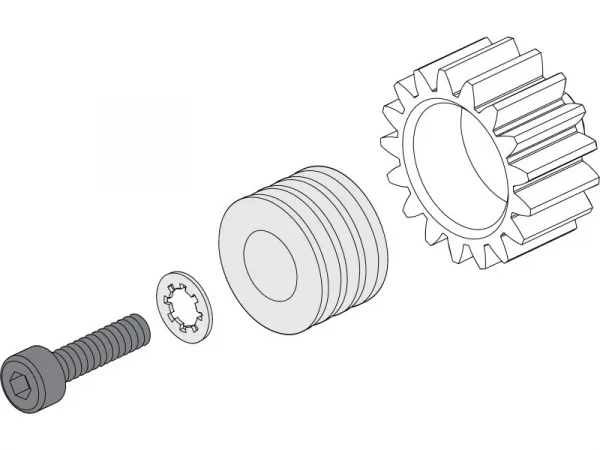 HPI Baja 5B Pinion Gear Heatsink