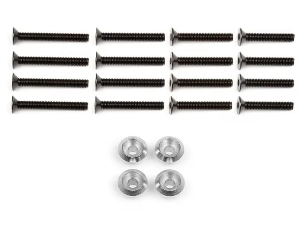 HPI Wheel Washer (Silver/4Pcs)