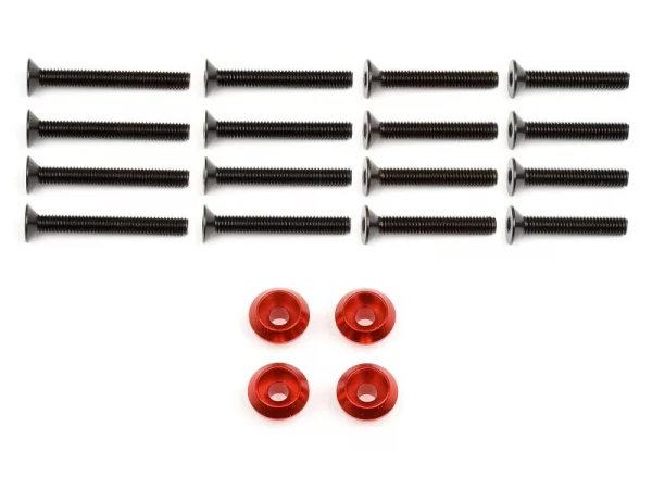 HPI Wheel Washer (Red/4Pcs)