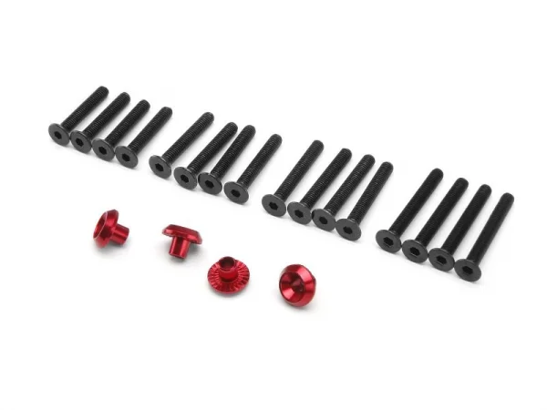 HPI Wheel Washer (Red/4Pcs)
