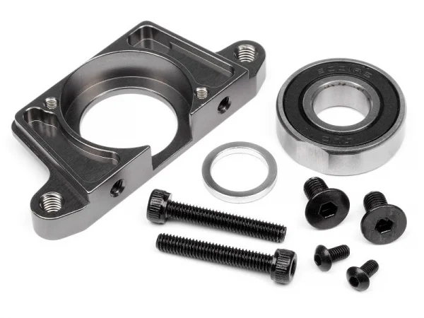 HD Aluminium Spur Gear Mount Gunmetal (Baja 5T) (Replaces 85436) — image 3 of 3