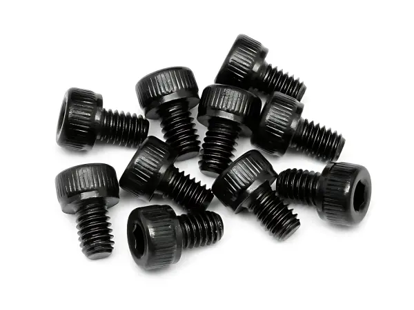 Cap Head Screw M4x6mm (10) 3.0mm Hex Socket