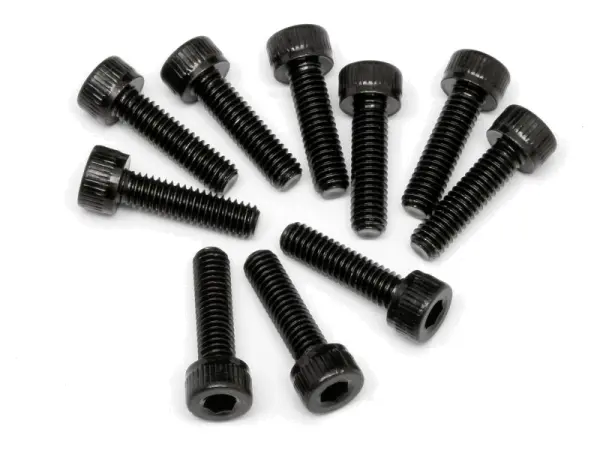 Cap Head Screw M4x15mm (6pcs) 3.0mm Hex Socket — image 1 of 3