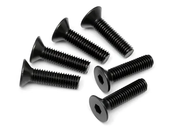 Flat Head Screw M5x20mm (6pcs) 3.0mm Hex Socket