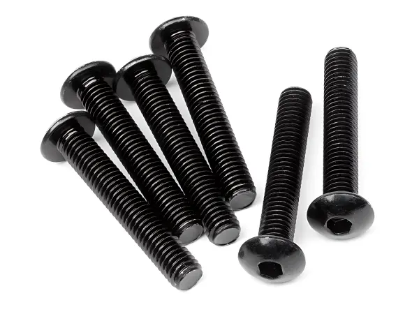 Button Head Screw M5x30mm (Hex Socket/6Pcs)