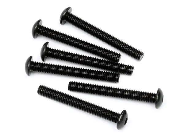 Button Head Screw M5x40mm (6pcs) 3.0mm Hex Socket