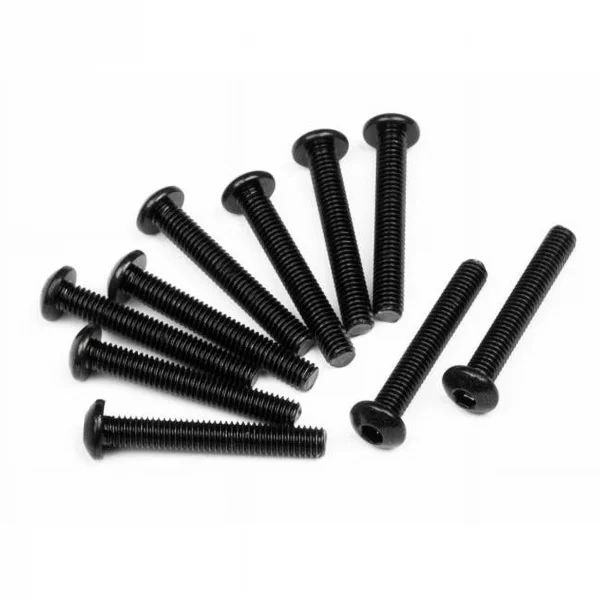 Button Head Screw M3X20mm (2mm Hex Socket - 6pcs)