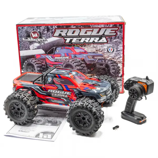 Hobbytech Rogue Terra RTR Brushless Monster 4WD (Red) &mdash; image 4 of 6