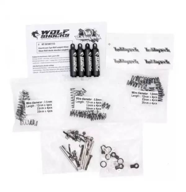 Hobbytech 90mm WOLF shocks CRAWLER 4pcs — image 2 of 2