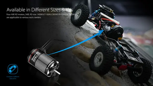 Hobbywing Xerun AXE540L 2300Kv R2 FOC Sensored Brushless Motor — image 9 of 9