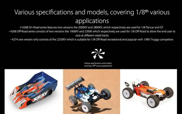Hobbywing Xerun 4268Sd 2400Kv Black G3 Motor 1:8 On-Road — image 16 of 16