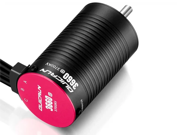 Hobbywing Quicrun 3660SL 3700Kv G2 Motor Black &mdash; image 5 of 6