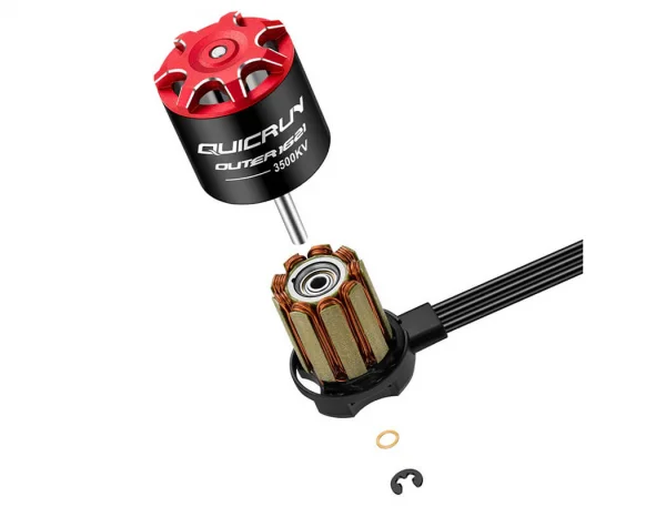 Hobbywing Quicrun Outer 1621Sl 3500Kv 1:24 Scale Motor Black