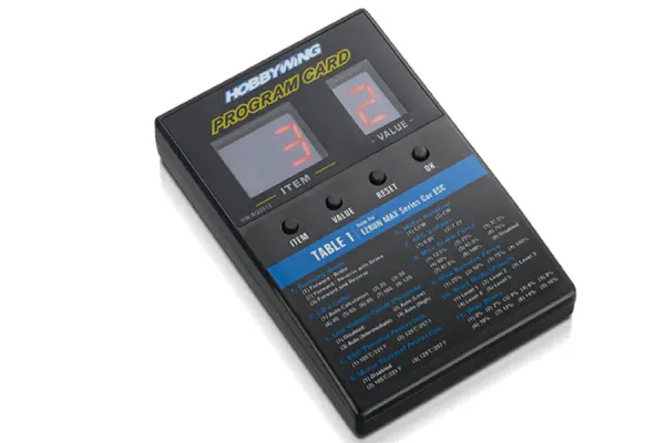 Hobbywing LED Program Card General — image 4 of 4