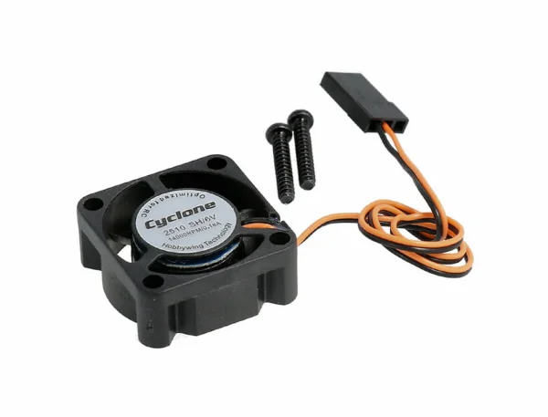 Hobbywing Fan P2510 Jr3P 25mm 6V 14 - 000Rpm Black E &mdash; image 2 of 2