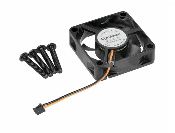 Hobbywing Fan - P3510 ZH2Y 35x35mm - 6v 9,000RPM - Black A (MAX6 G2)