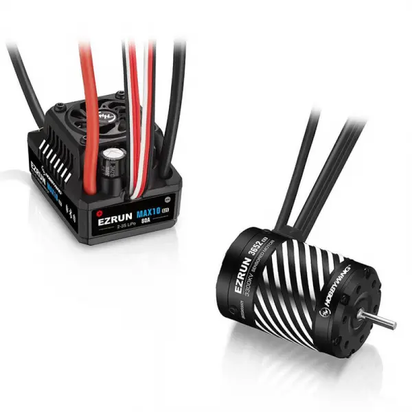 Hobbywing MAX10 G2S 140A ESC Combo With 3652Sd 3300Kv Black G3 Motor — image 1 of 2