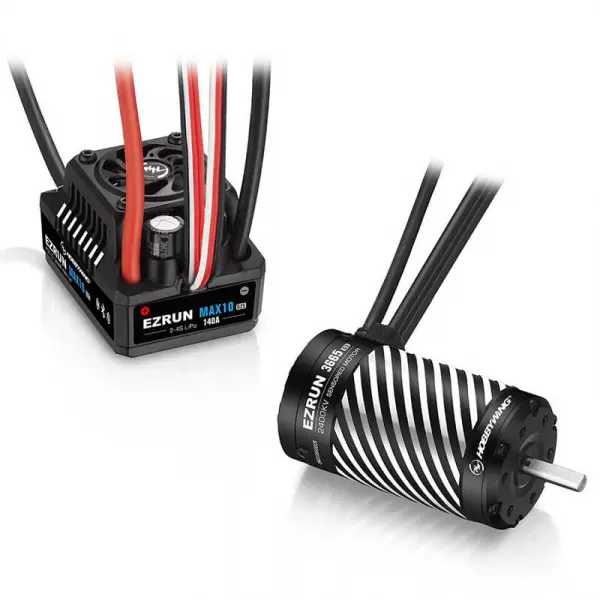 Hobbywing MAX10 G2S 140A ESC Combo With 3665Sd 2400Kv Black G3 Motor — image 1 of 2