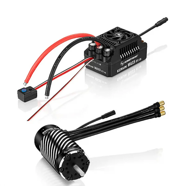 Hobbywing EZRun MAX5 HV G2 ESC Combo With 56118SD 1100KV G2 Motor