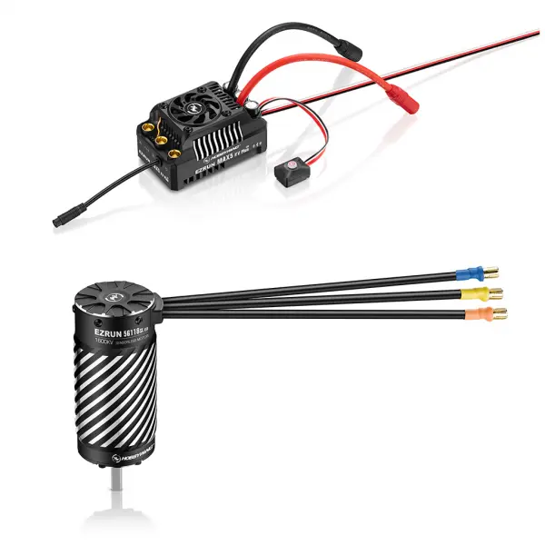 Hobbywing EZRun MAX5 HV G2 Plus ESC Combo HV G2 With 56118Sl 1600Kv G2 Motor &mdash; image 2 of 2