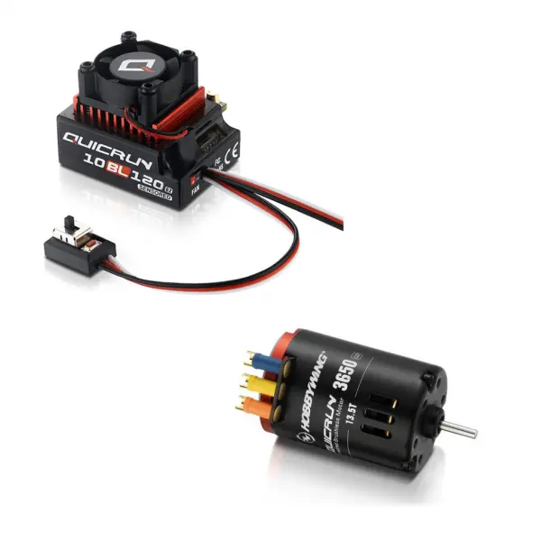 Hobbywing Quicrun G2 10BL120 ESC Combo With 3650Sd 10.5T Motor &mdash; image 4 of 4