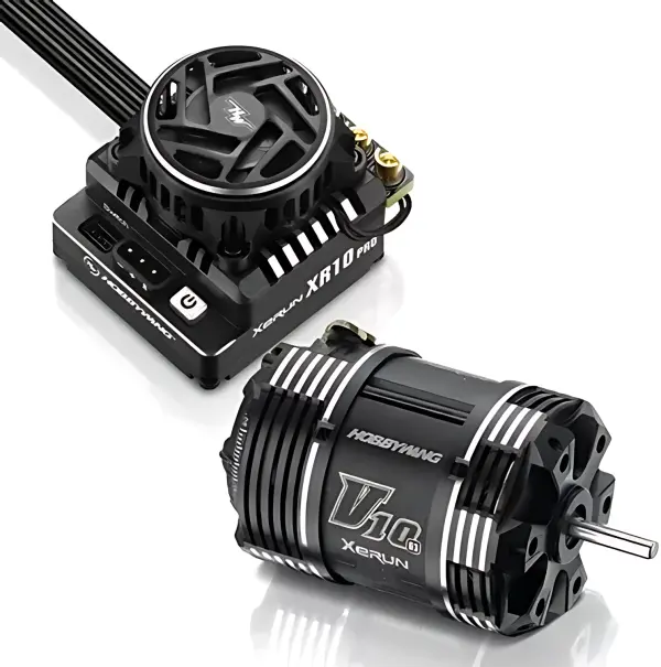 Hobbywing XR10 Pro G3 Black ESC Combo With V10 G3 4.5T Motor — image 1 of 3