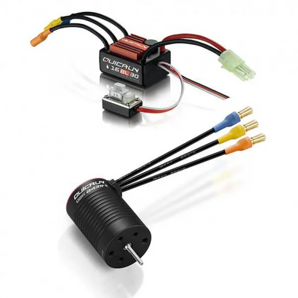 Hobbywing Quicrun 16BL30 ESC Combo With 1:16 2435SL 6500Kv G3 Motor