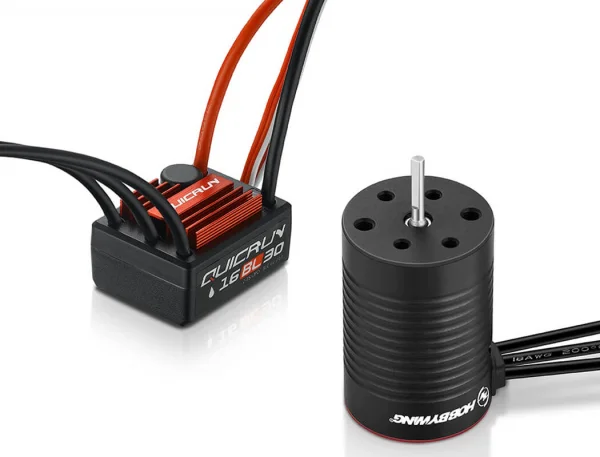 Hobbywing Quicrun 16BL30 ESC Combo With 1:16 2435SL 6500Kv G3 Motor &mdash; image 4 of 4