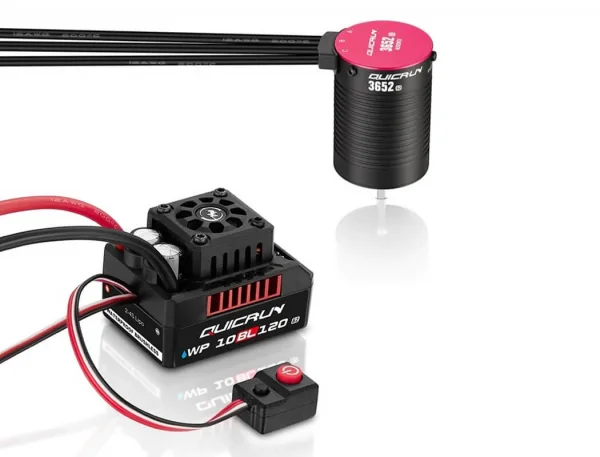 Hobbywing Quicrun 10BL120 ESC G2 Combo With 3652SL 4000Kv G2 Motor &mdash; image 3 of 3