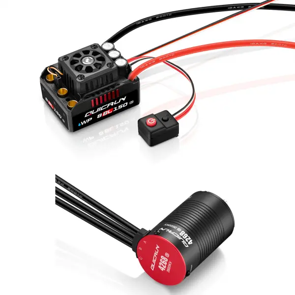 Hobbywing Quicrun WP8BL150 ESC Combo With 4268SL 2600Kv G2 Motor — image 2 of 2