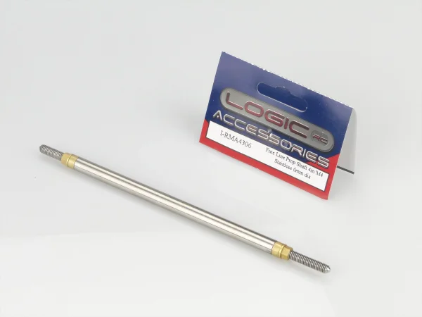 Fine Line Prop Shaft 4in M4 Stainless 6mm dia