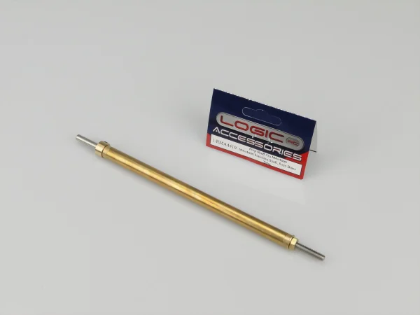 Prop Shaft 5in M4/4mm Stainless Shaft - 8mm dia Brass Tube