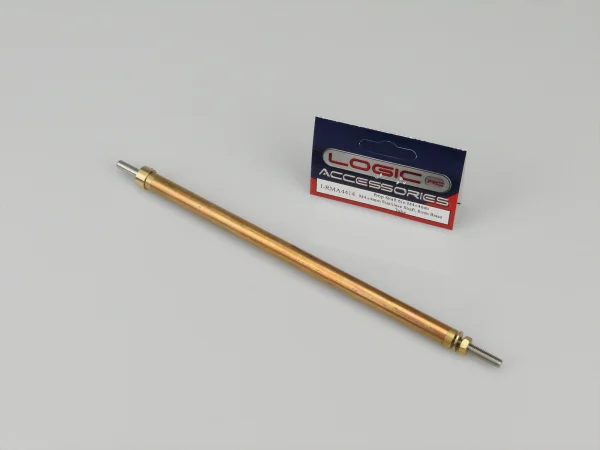 Prop Shaft 6in M4/4mm Stainless Shaft - 8mm dia Brass Tube