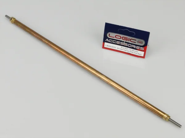 Prop Shaft 11in M4/4mm Stainless Shaft - 8mm dia Brass Tube