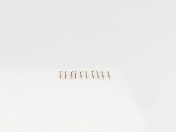 1 Hole Stanchion - Brass 6mm (10)