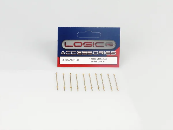 1 Hole Stanchion - Brass 20mm (10)