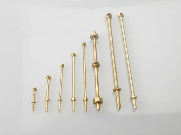 1 Hole Stanchion - Brass 35mm (10)