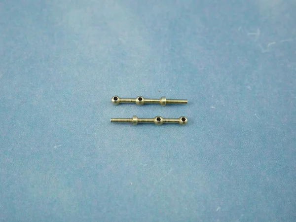 2 Hole Stanchion - Brass 10mm (10)
