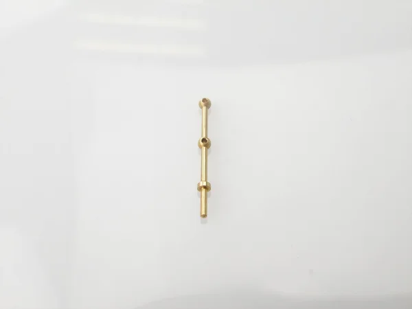 2 Hole Stanchion - Brass 15mm (10)