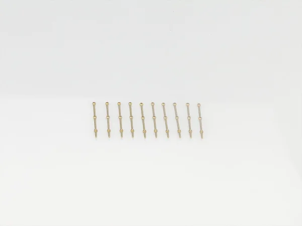 2 Hole Stanchion - Brass 20mm (10)