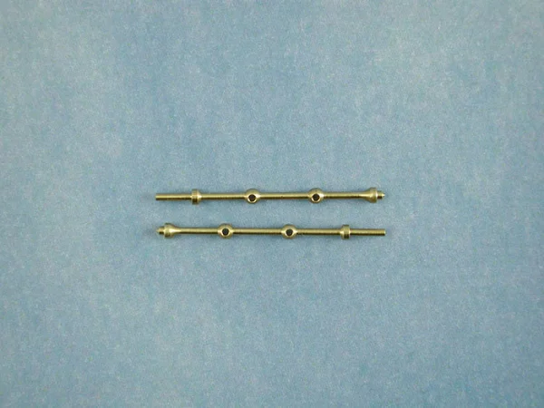 2 Hole Capping Rail Stanchion - Brass 20mm