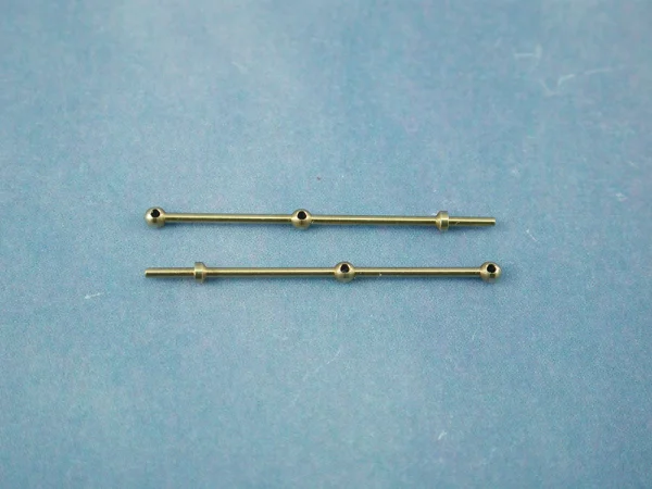 2 Hole Stanchion - Brass 25mm (10)