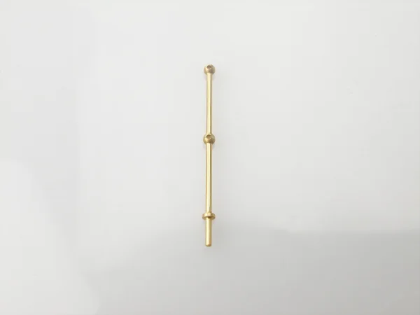 2 Hole Stanchion - Brass 25mm (10)