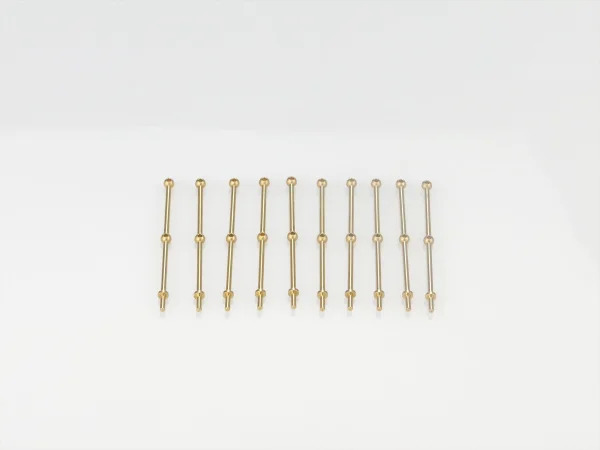 2 Hole Stanchion - Brass 35mm (10)