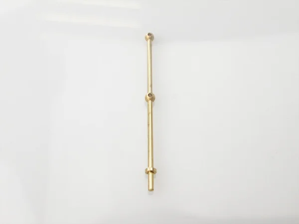 2 Hole Stanchion - Brass 40mm (10)