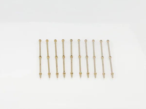 2 Hole Stanchion - Brass 40mm (10)
