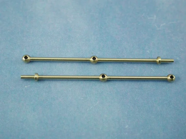 2 Hole Stanchion - Brass 40mm (10)