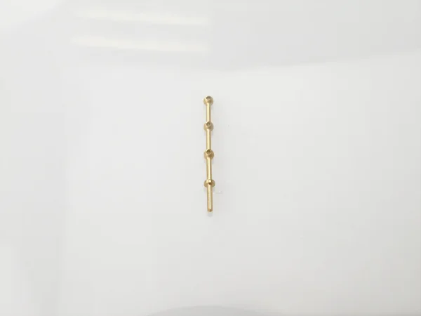 3 Hole Stanchion - Brass 15mm (10)