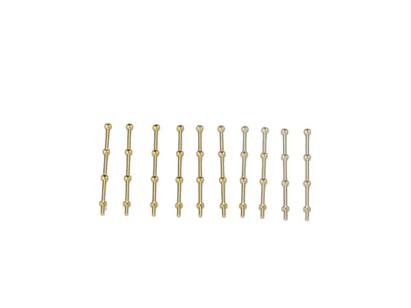 3 Hole Stanchion - Brass 25mm (10) — image 1 of 5